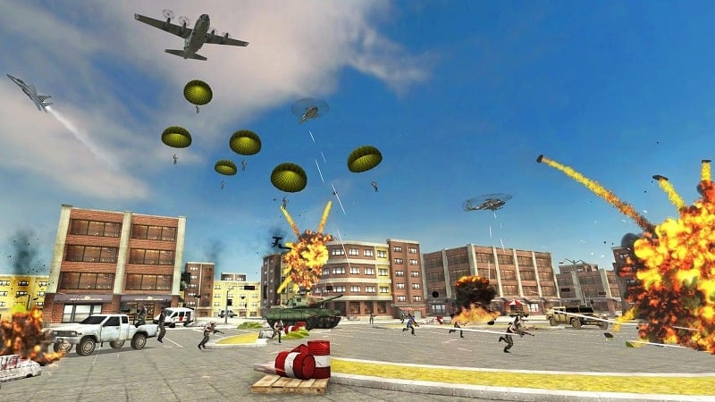 World War: Fight For Freedom v0.1.9.0 MOD APK (Onehit/Fast reload/Unlimited support)