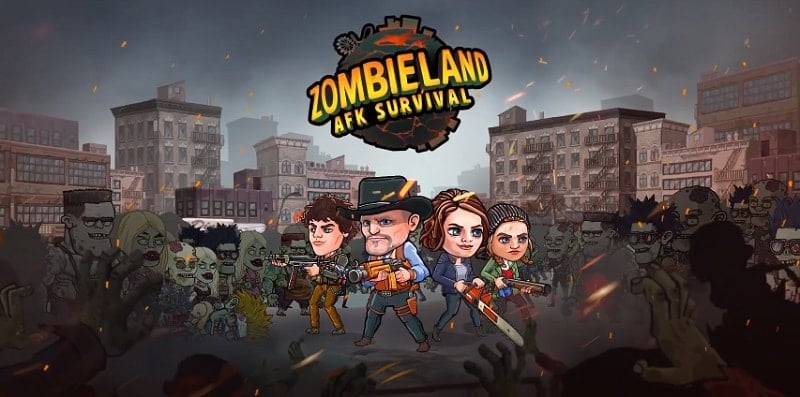 Zombieland: AFK Survival v4.0.3 MOD APK (Menu/Unlimited money, ammo, god mode)